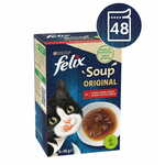 Felix hrana za mačke govedina, piščanec, jagnjetina, 8x (6x48 g)