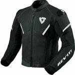 Rev'it! Jacket Matador Black/White 56 Usnjena jakna