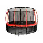 Greatstore Jumpi 487cm/16FT Maxy Comfort Plus Rdeči vrtni trampolin z notranjo mrežo