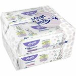 4x BELLA HAPPY BABY Vlažni robčki sensitive z aloe vero 56 kos, MEGA PAKET