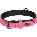 Flamingo Leza ovratnica z neoprensko podlogo roza S/M