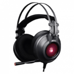 A4Tech Bloody Gaming G525 gaming slušalke, USB, črna, 105dB/mW, mikrofon