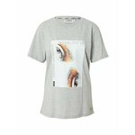LOOKS by Wolfgang Joop Majica siva / temno oranžna / črna / off-bela