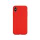Chameleon Apple iPhone X/XS - Silikonski ovitek (liquid silicone) - Soft - Red