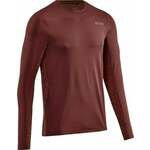 CEP W1136 Run Shirt Long Sleeve Men Dark Red L Tekaška majica z dolgim rokavom