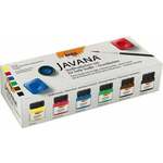 Kreul Javana Set barv za tekstil Basic Colours 6 x 20 ml