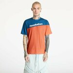 Dres Horsefeathers Quantum Bike Jersey Petrol/ Burnt Orange L