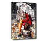 Slika Tablo Center Waiting in the Rain, 40 x 60 cm