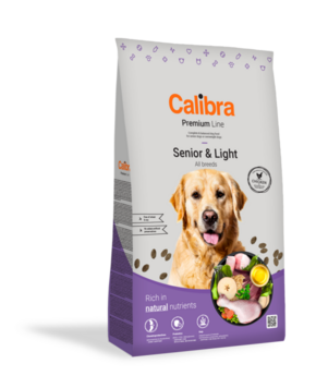 Calibra Dog Premium Line Senior &amp; Light pasja hrana
