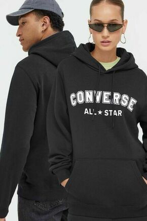 Pulover Converse črna barva