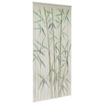 vidaXL Komarnik za vrata iz bambusa 100x200 cm bambusa