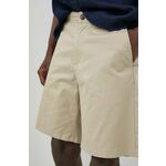 Kratke hlače Les Deux moški, bež barva - bež. Kratke hlače iz kolekcije Les Deux. Model izdelan iz tanke, elastične tkanine. Izjemno udoben material.