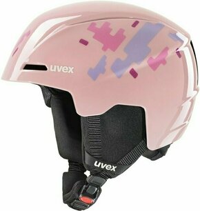 UVEX Viti Junior Pink Puzzle 51-55 cm Smučarska čelada