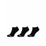 Set 3 parov moških nizkih nogavic Pepe Jeans PMU30044 Black 999