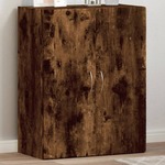 vidaXL Arhivska omara dimljeni hrast 60x32x77,5 cm inženirski les