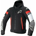 Alpinestars Zaca Air Jacket Black/White/Red Fluo XL Tekstilna jakna
