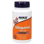 NOW Foods Ubiquinol, Kaneka, 100 mg, 60 mehkih kapsul