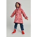 Otroška vodoodporna jakna Reima Vatten rdeča barva - rdeča. Otroška vodoodporna jakna iz kolekcije Reima. Delno podložen model, izdelan iz vodoodpornega materiala z odsevnimi elementi.