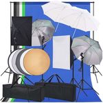 vidaXL Komplet za osvetljevanje fotografski studio