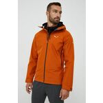 Outdoor jakna Salewa Puez GTX Paclite oranžna barva - oranžna. Outdoor jakna iz kolekcije Salewa. Nepodložen model, izdelan iz materiala, odpornega na veter s hidrofobno prevleko.