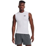 Under Armour UA HG Armour White/Black M Fitnes majica