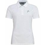 Head Club Jacob 22 Tech Polo Shirt Women White S Teniška majica