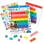 Learning Resources matematične ploščice z ulomki učni viri ler 0615 (mavrica)