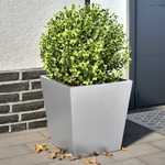 vidaXL Vrtno korito 2 kosa 40x40x40 cm pocinkano jeklo