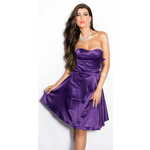 Amiatex Ženska obleka 76114, vijolična, 40