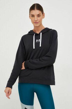 Under Armour Pulover Rival Terry Hoodie-BLK S