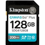 KINGSTON canvas go! plus sd 128gb class10 uhs-i u3, v30, 4k uhd (sdg4/128gb) spominska kartica