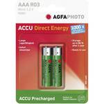 AgfaPhoto prednapolnjena baterija AAA, 950 mAh, 2 kosa