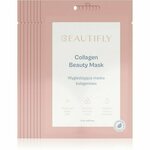 Beautifly Collagen Beauty Mask Set maska iz platna 8 kos