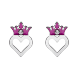 Disney Ujemajoči se jekleni uhani Princess E600187RWL.CS