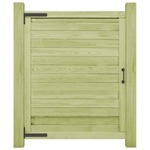 vidaXL Vrtna vrata impregnirana borovina 125x100 cm