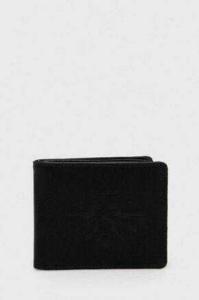 Denarnica Medicine črna barva - črna. Srednje velika denarnica iz posebne kolekcije The Witcher x Medicine. Model izdelan iz iz ekološkega usnja.