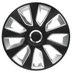 Pokrovi platišč Versaco Stratos RC Black Silver 15", 4 kosi