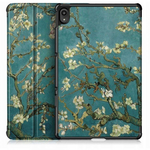 Onasi Style torbica za Samsung Galaxy Tab A8 X200 / X205 10,5 inch - Flower modra