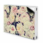 tulup.si Pokrov radiatorja Bele vrtnice 100x60 cm