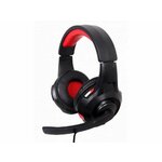 Gembird GHS-U-5.1-01 gaming slušalke, 3.5 mm/USB, rdeča/črna, 103dB/mW, mikrofon