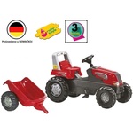 Rollytoys Rolly Junior pedalni traktor z rdečo stransko oblogo