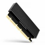 AXAGON PCEM2-XS, adapter za režo PCIe x16 - M.2 NVMe M-key, ohišje z radiatorjem za pasivno hlajenje