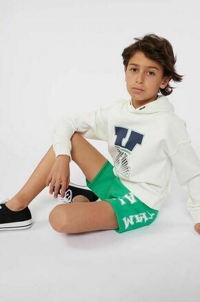 Otroški pulover Karl Lagerfeld bež barva