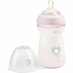 CHICCO Baby Feeling steklenička Natural Feeling 330 ml punčka 6m+