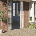 vidaXL Okenska folija matirana 3D vzorec mavrice 90x2000 cm PVC