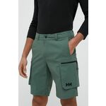 Pohodne kratke hlače Helly Hansen Move QD 2.0 zelena barva - zelena. Pohodne kratke hlače iz kolekcije Helly Hansen. Model izdelan iz hitrosušečega materiala.