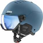 UVEX Wanted Visor Stone/Blue Mat 58-61 cm Smučarska čelada
