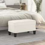 vidaXL Klop krem 70x35x41 cm umetno usnje