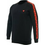 Dainese Sweater Stripes Black/Fluo Red XS Jopa