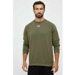 Under Armour Pulover UA Rival Fleece Crew-GRN L